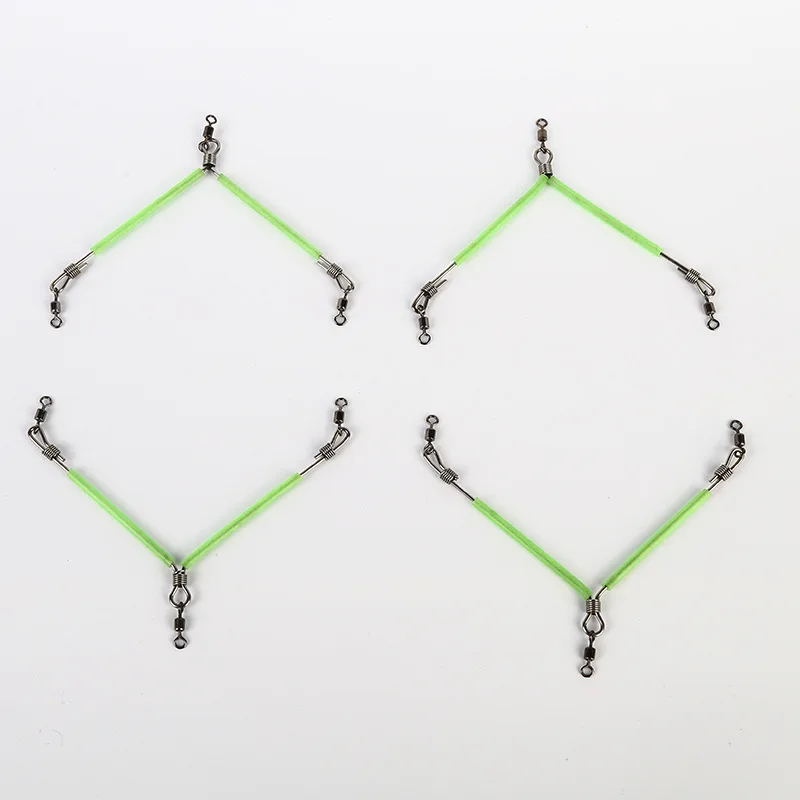 Equipo de pesca PD, tenpin luminoso en espiga, pesca en el mar, accesorios de acero inoxidable, tenpin dividido, ocho anillos, equipo de pesca - imagen 5