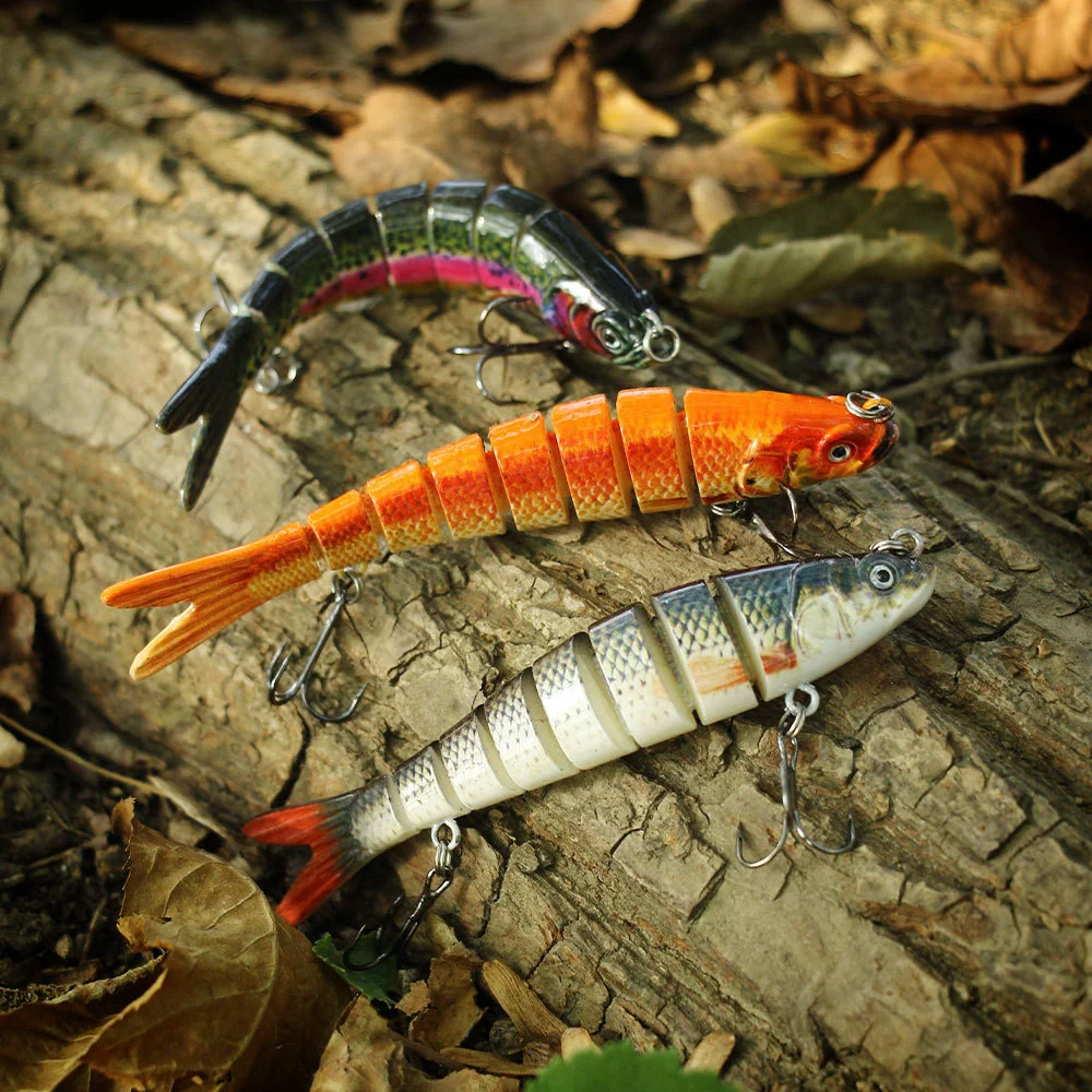 NUNATAK Loach Swimbait articulado – Cebo duro para lubina y lucio - imagen 5