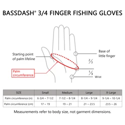 BASSDASH Guantes de pesca – Silicona antideslizante, transpirables UPF 50+