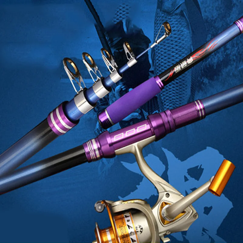 Caña de mar superdura, caña de lanzamiento lejano 2,1-3,6, palo de pesca giratorio, poste de barco de viaje, 10kg, caña de carpa de carbono para peces gigantes - imagen 2