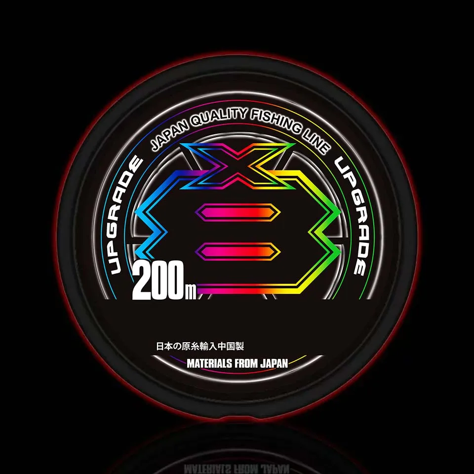 Línea de pesca trenzada X8, Original, superfuerte, multifilamento de 8 hebras, PE, 100m/300m/500m, Japón, 12LB-80LB, G-SOUL - imagen 2
