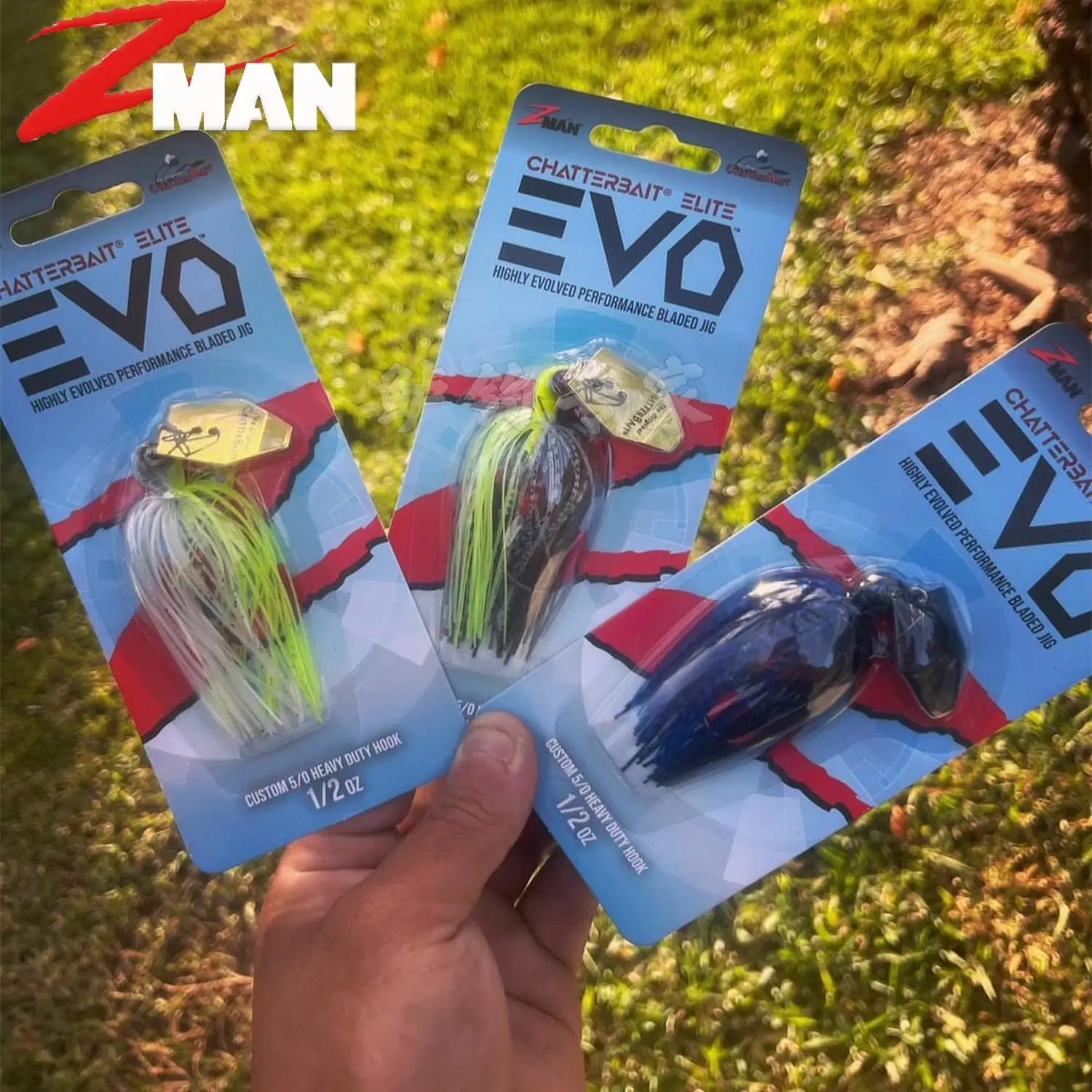 American Zman nueva placa de retención Chatterbait Elite EVO señuelo de alta calidad cebo falso pegamento grupo JIG - imagen 4