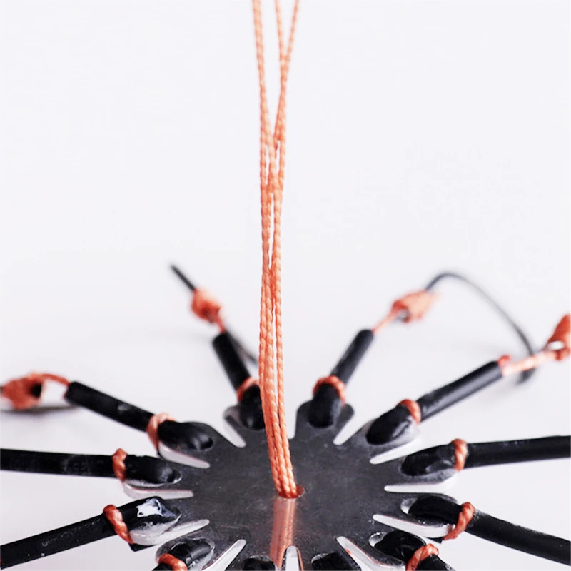 2 unids/lote 6-12 # Anzuelos de carpa con solapa, cuerda de explosión, anzuelo de Pesca para evitar líneas de bobinado con manguera, anzuelos de acero al carbono para Pesca - imagen 4