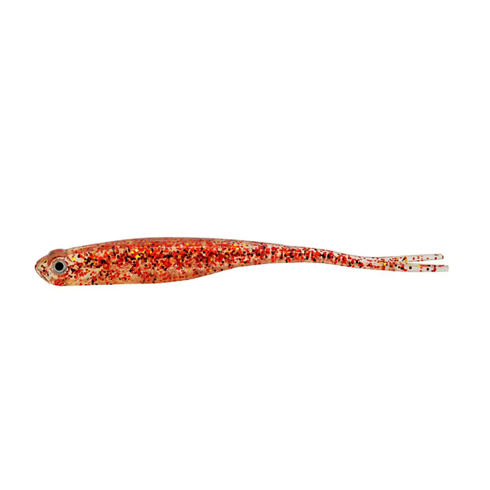 WALK FISH-Señuelos de Pesca suaves de silicona, cebo Artificial de 13cm y 8,4g, cola de gusano Wobblers, equipo de pesca, 4 Uds./lote - imagen 5