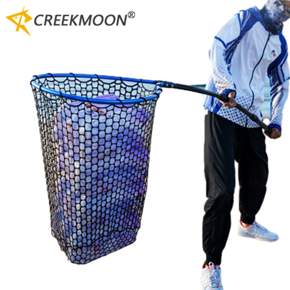 Redes de pesca ultraligeras de aleación y silicona para grandes piezas - imagen 3