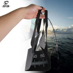 JSFUN-Cinta métrica de 80cm, cinta métrica esencial para pesca a prueba de salpicaduras, regla para peces de agua salada