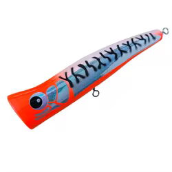 Swolfy-señuelo de pesca de 21cm y 100g, cebo Popper Topwater de madera, cebo duro, Wobblers flotantes artificiales, aparejos de pesca de plástico, 1 ud.