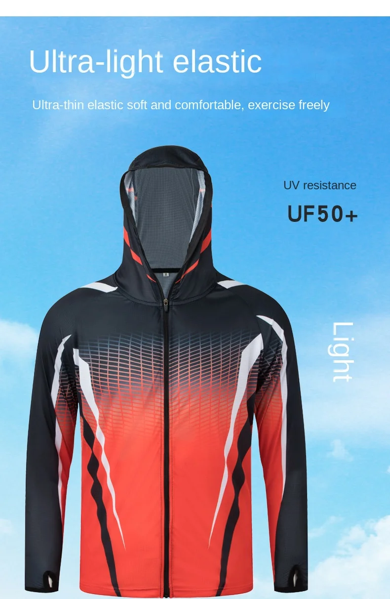 Variantes de color en sudadera de pesca