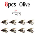 8pcs Olive