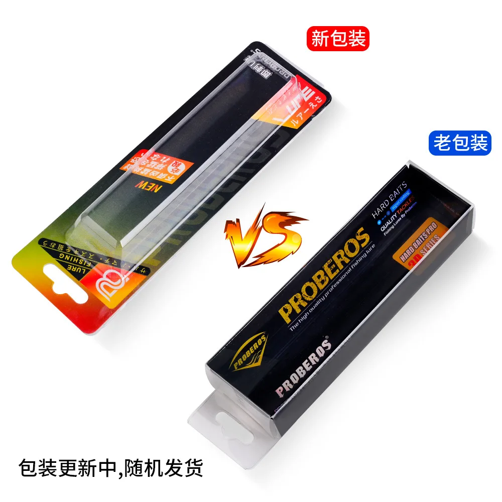 Sea.Yolo-señuelo biónico de pececillo flotante, 12cm/14,5g, plástico, larga distancia de fundición, cebo duro, aparejos de pesca con 3 uds. 6 #   Anzuelo triple - imagen 5