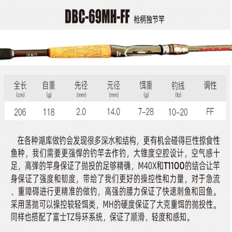 El cazador súper rápido plomo Gao Gan grados de pescado mandarín cabeza de pez anzuelo varilla - imagen 4