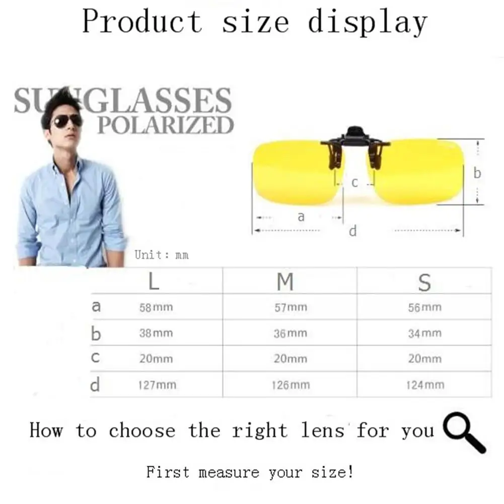 Gafas de sol polarizadas UV400, lentes de pesca polarizadas, visión diurna/nocturna - imagen 4