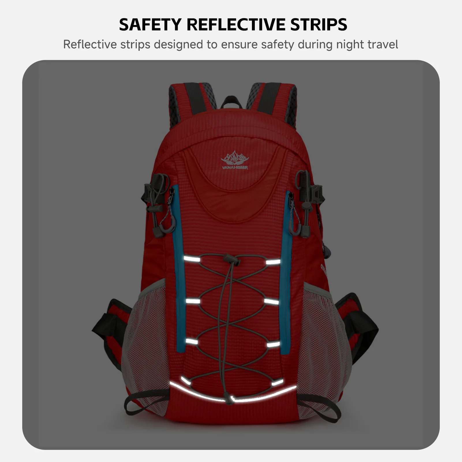 Mochila de viaje para senderismo, mochila para acampar repelente al agua al aire libre de 40L, mochila para senderismo, mochila para caminar, mochila para senderismo - imagen 5