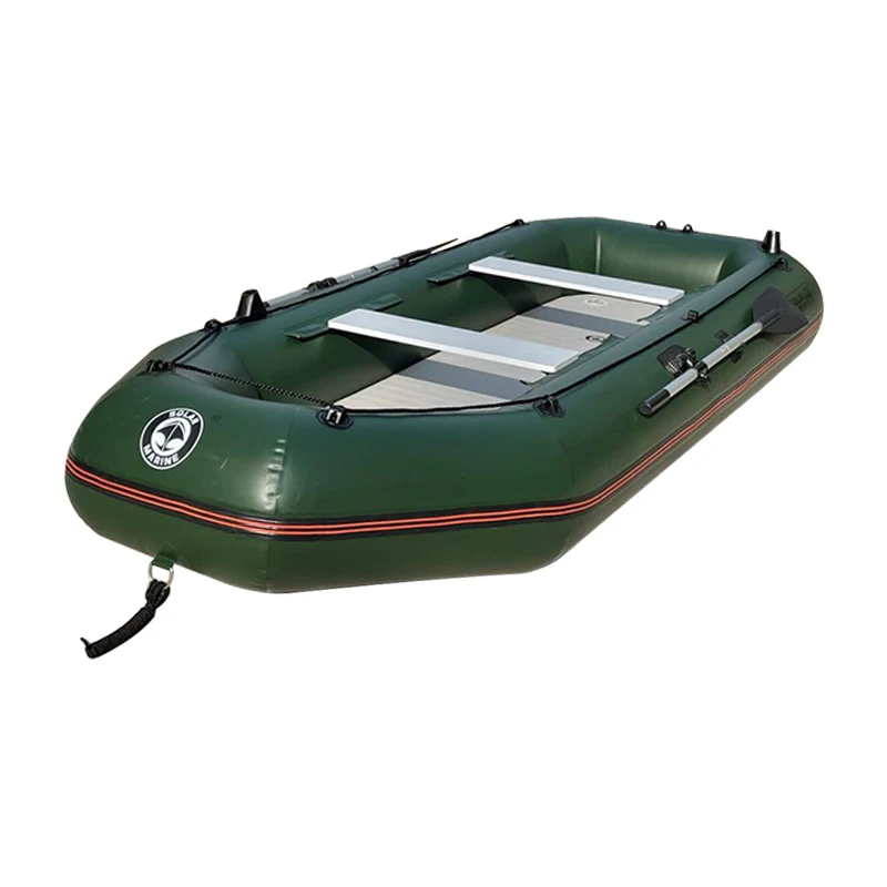 SolarMarine 2,7 M 4 personas 0,9 PVC barco inflable pesca Kayak grueso y resistente al desgaste canoa estera de aire suelo con todos los accesorios - imagen 5