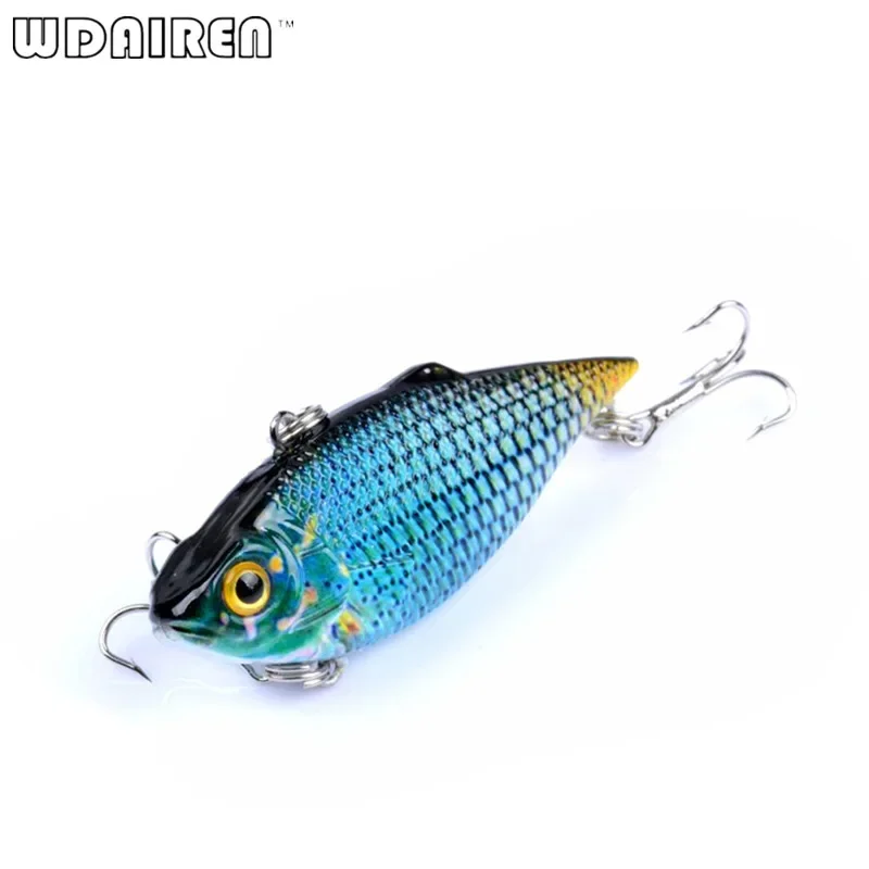 Señuelo de pesca VIB hundido, 6,5 cm, 7,5g, Wobbler de vibración, cebo duro Artificial realista, señuelos de hielo, aparejos de pesca, 1 ud. - imagen 5