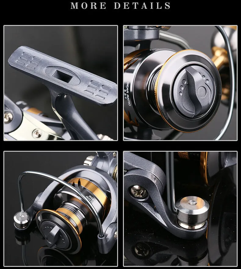 AR7000 Carrete de Pesca con Bobina metálica – Largo Alcance - imagen 4