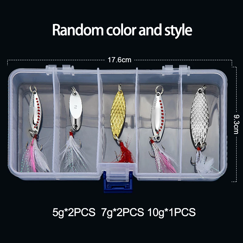 Cuchara giratoria Metal – Señuelo eficaz para pesca de depredadores - imagen 5