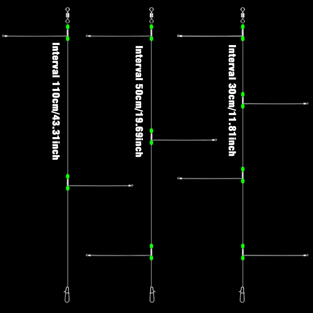 8 Uds conector tipo L aparejos de pesca barril giratorio Snap pesca giratorios gancho dividido cuerda de alambre gancho tubo de acero inoxidable - imagen 4