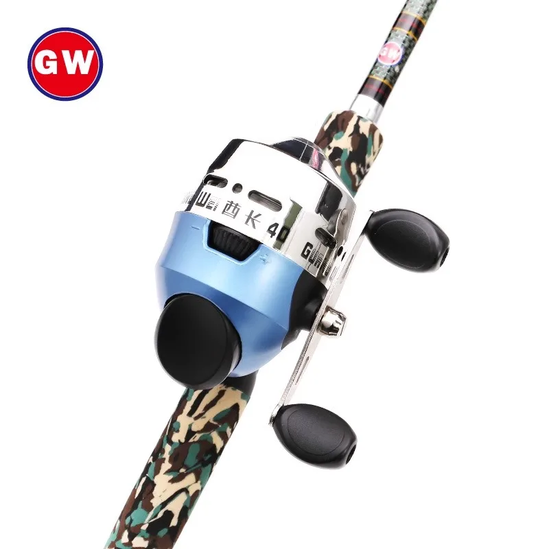 Carrete de pesca Gw Guangwei, carrete de pesca, rueda interior, carrete de tiro de pescado, carrete de pesca con tirachinas, carrete de pesca cerrado - imagen 3