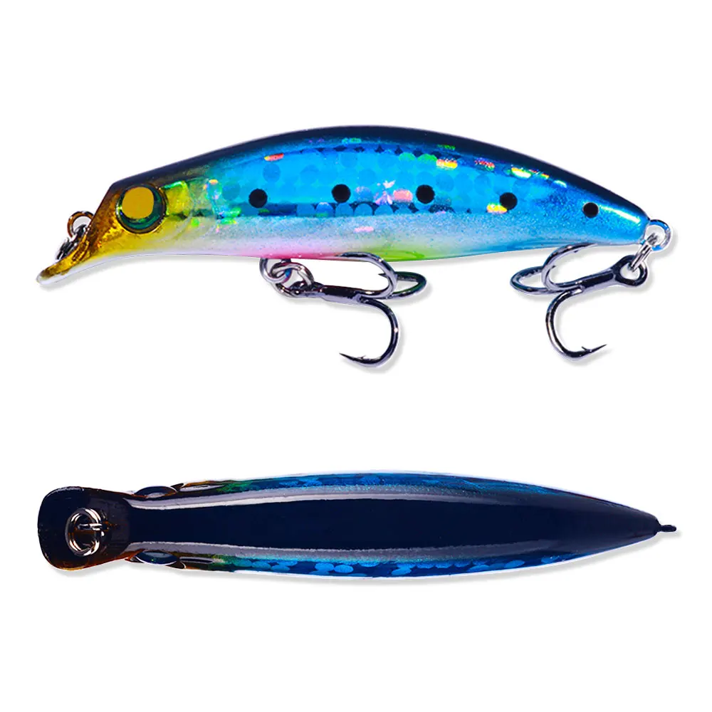 Señuelo de Pesca Minnow 7,4g 7,9 cm Jerkbait hundimiento agua completa Accesorios de Pesca carpa Lucio lubina pescado Leurre Isca Pesca Artificial - imagen 4