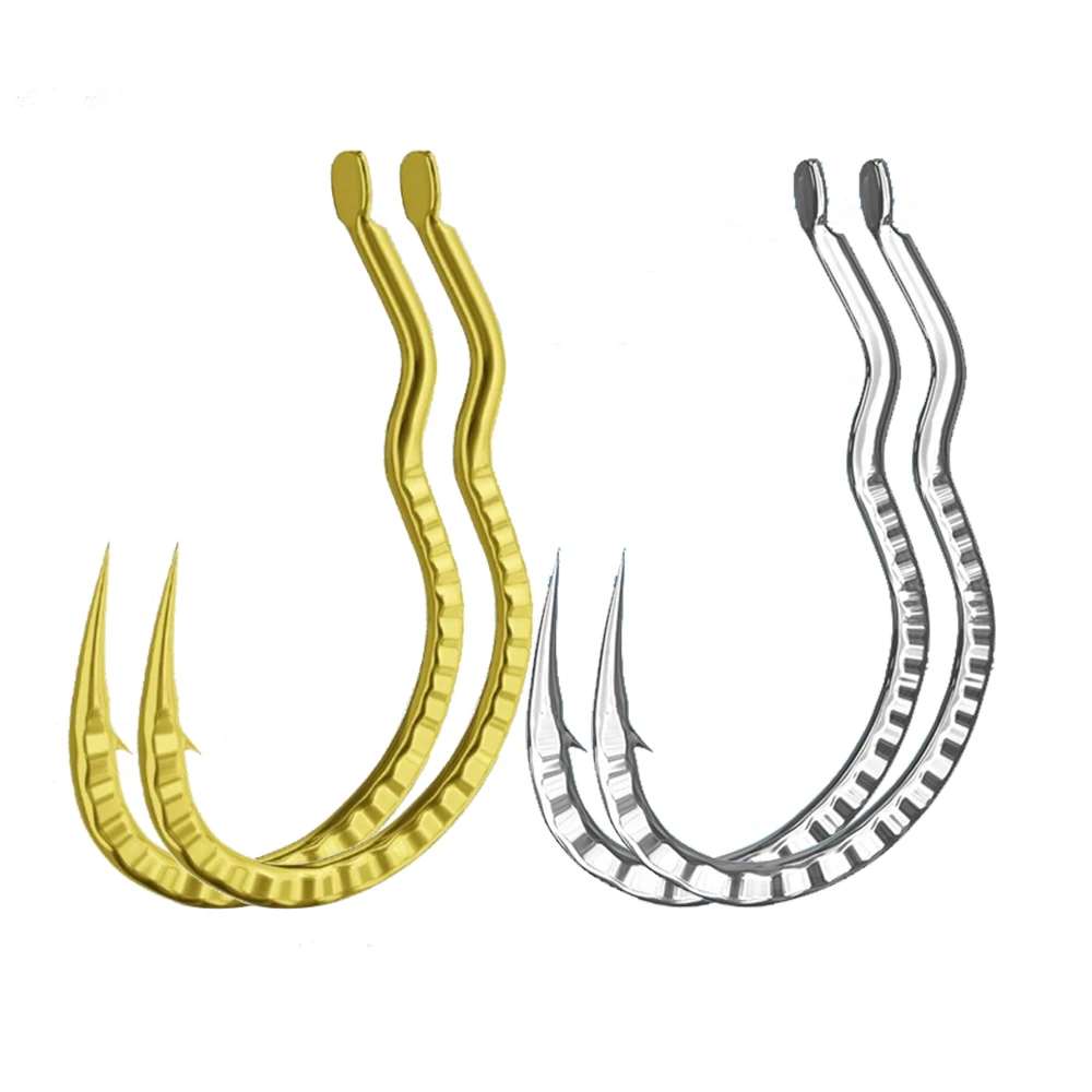 20 piezas, venta al por mayor, anzuelos de pesca de marcha atrás automática, nuevo diseño, anzuelos de pesca antideslizantes y a prueba de escape a escala de dragón para una captura segura - imagen 5