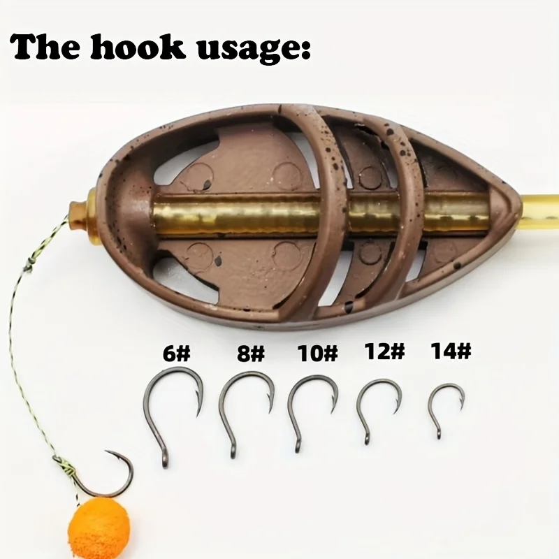 Anzuelos para carpa con boilies emergentes – Alimentador eficaz - imagen 4
