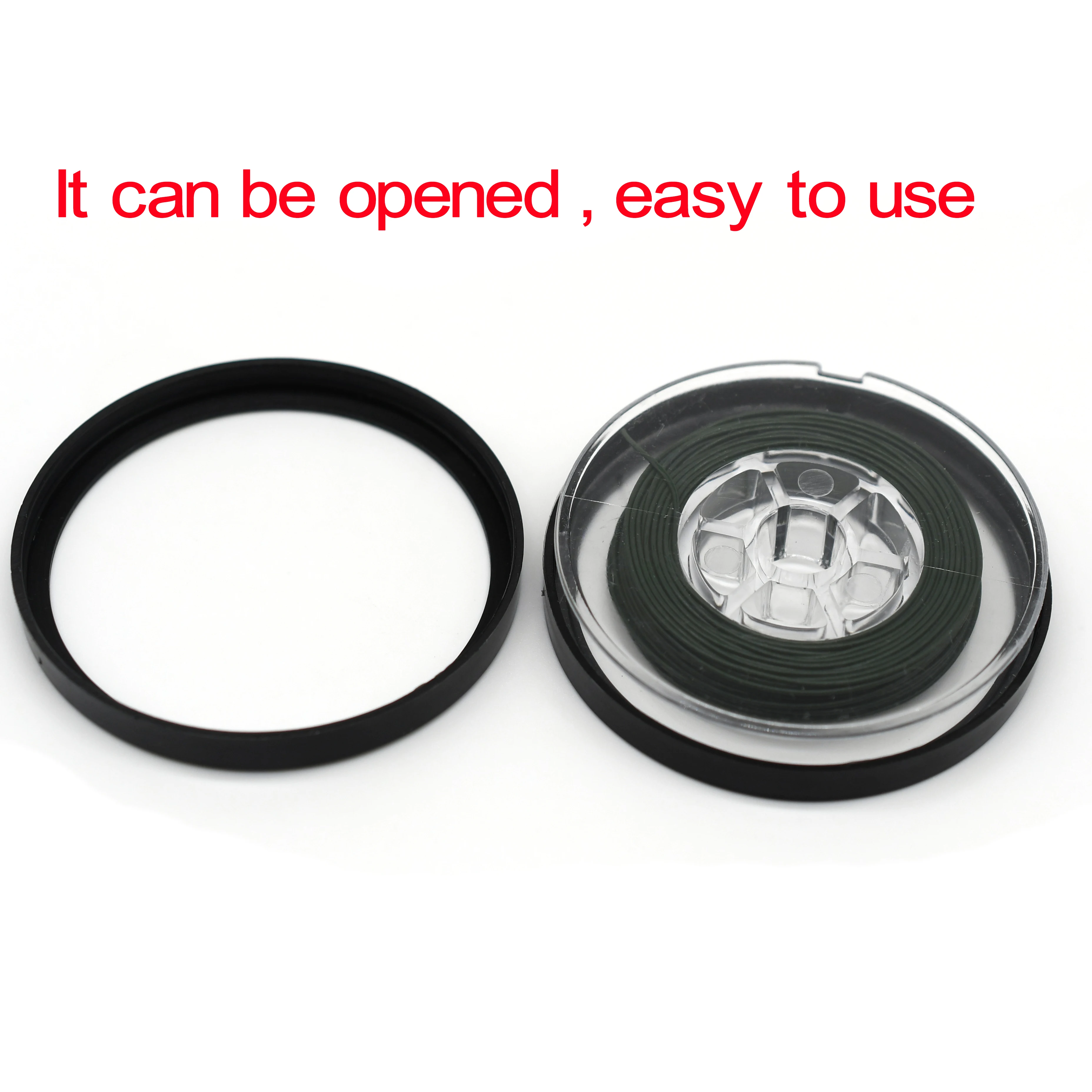 MNFT 1 pz verde rivestito treccia hooklink pesca alla carpa terminale attrezzatura 25/35 libbre linea rig - imagen 4