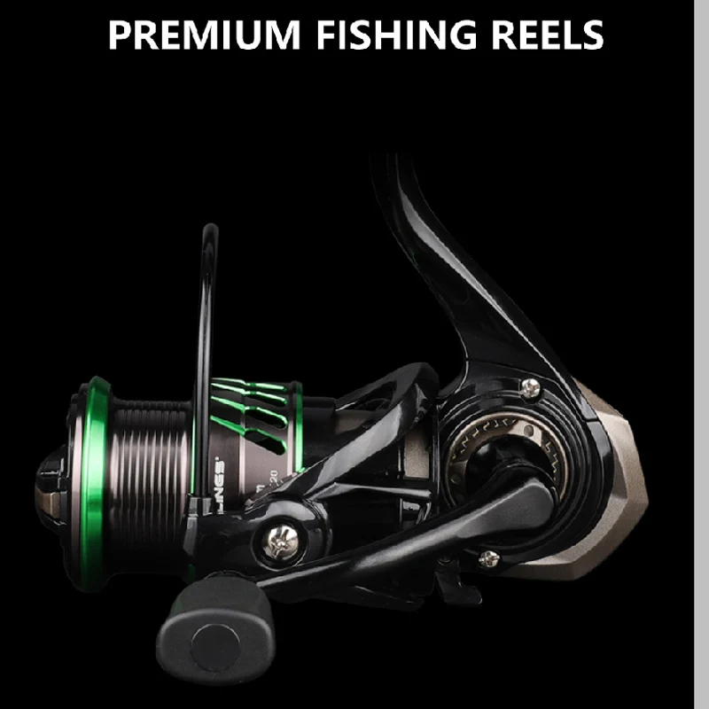 Nueva rueda de pesca de agarre suave 6 + 1BB serie 1500 2500 6,4:1 relación de engranaje carrete de pesca giratorio de lubina de agua salada - imagen 5