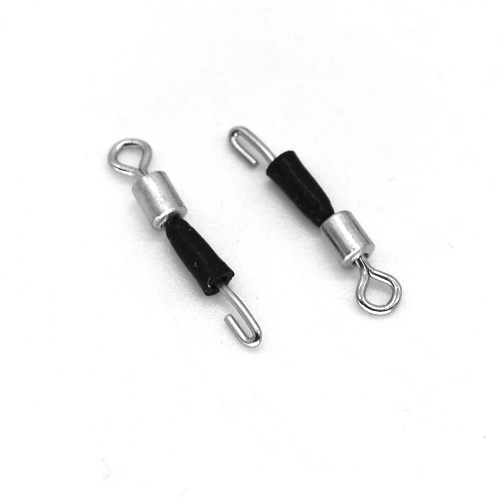 MNFT 20 piezas broches giratorios aparejos de pesca de carpa conector giratorios método alimentador sedal Clip conectores Accesorios - imagen 3