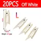 20pcs Off White L