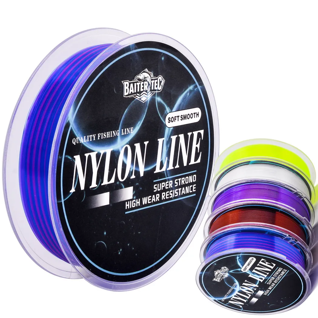 Línea de pesca de nailon de 100M, línea de nailon monofilamento súper fuerte, 0,14mm-0,5mm, 4LB-34LB, línea de carpa de agua dulce y salada - imagen 2