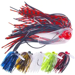 Faldas de plantilla de 10g, cebo Wobbler, falda de goma para Lucio, señuelos de pesca dorados, cebo Artificial, plantillas de natación
