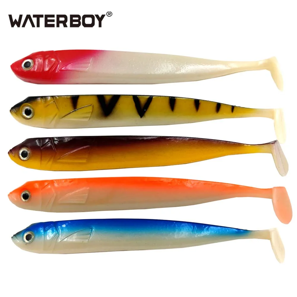 Señuelos blandos de gusano vivo, 13g, 14cm, cebo de pesca Artificial, cabeza de anzuelo, pesca con mosca, fábrica de cebo de pescado de goma de silicona - imagen 2