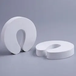 Nuevo Tope de puerta 1/2 Uds., protección de cuña, seguridad para dedos, decoración del hogar para bebé, Tope de puerta de seguridad, tarjeta de puerta a prueba de Clip