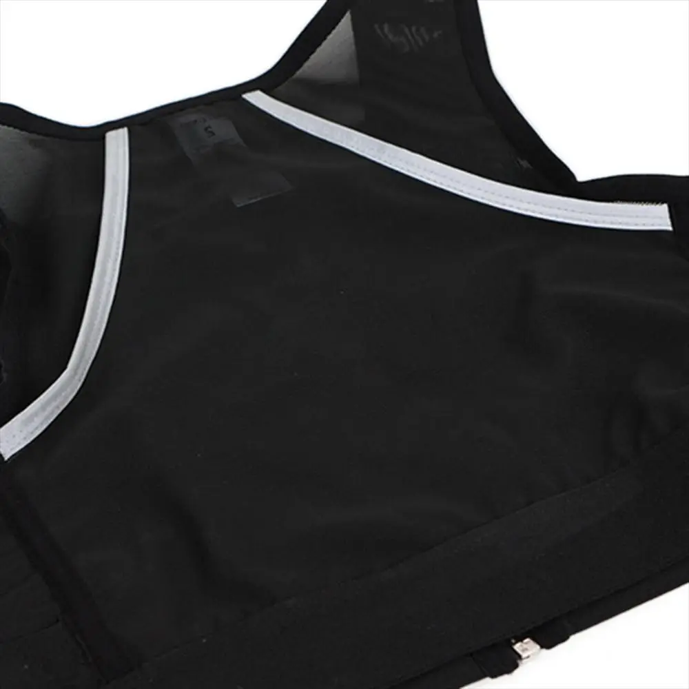 Chaqueta para correr para hombre y mujer, mochila reflectante transpirable para correr, chaleco para maratón, bolsa de almacenamiento para correr, paquete de pecho para correr - imagen 3