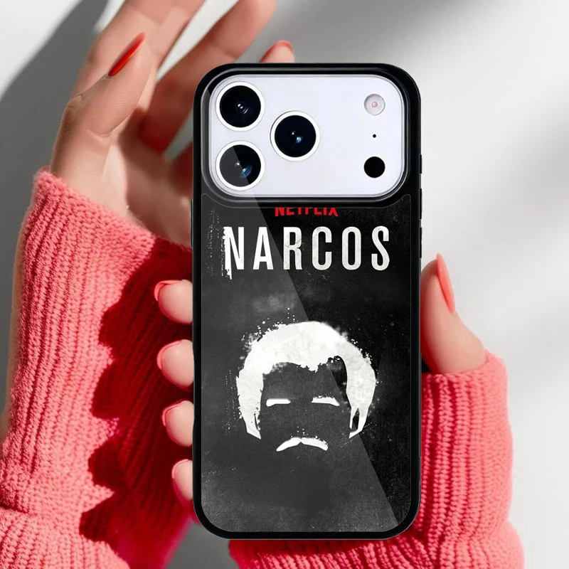 Funda Pablo Escobar Narcos para iPhone — vista frontal