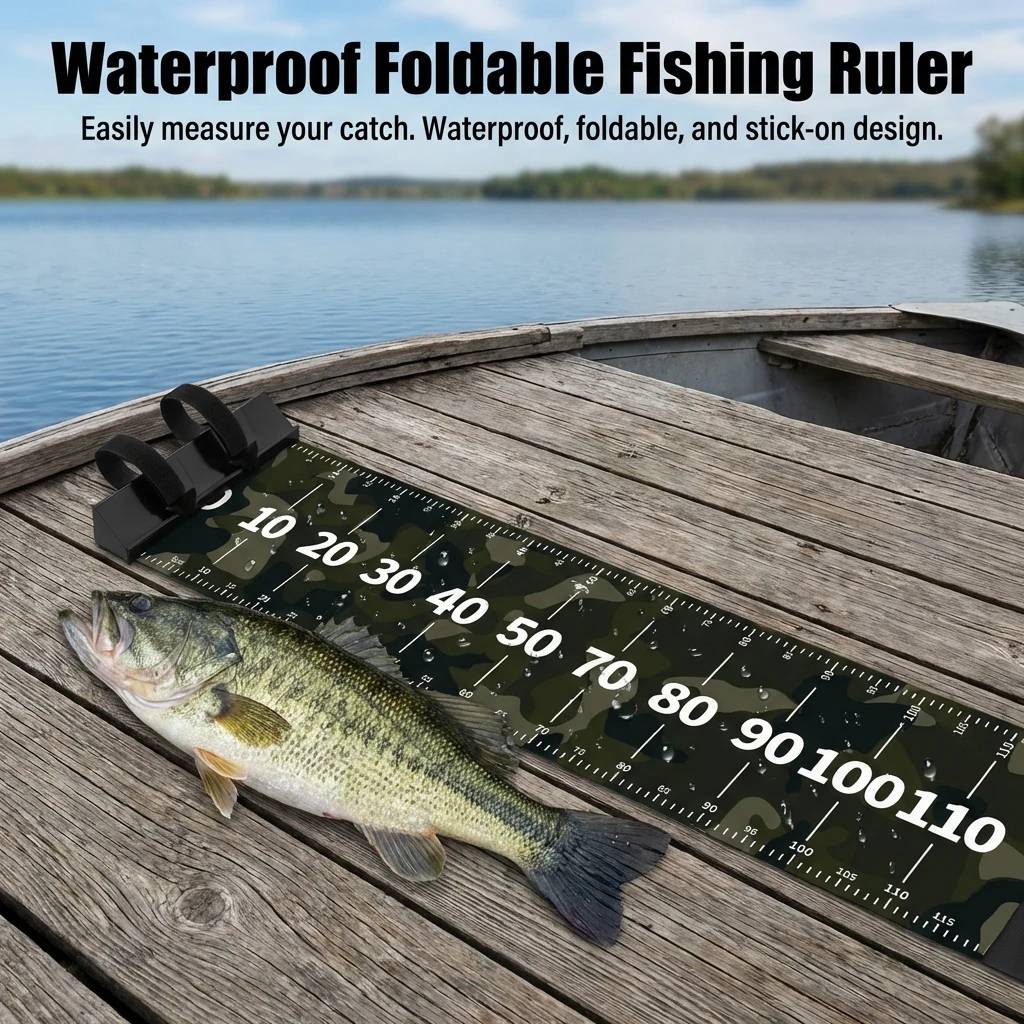 Cinta Métrica Impermeable para Pesca – Regla Flexible con Escala Clara - imagen 4