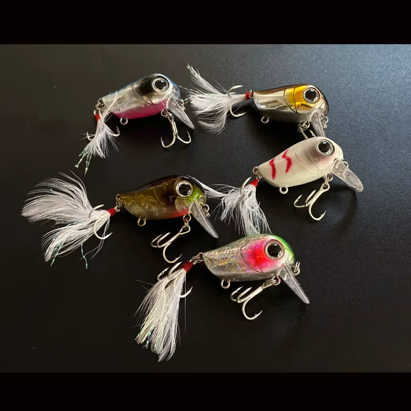Crankbait Wake Bait Lubina – Señuelo superficie agua dulce - imagen 2