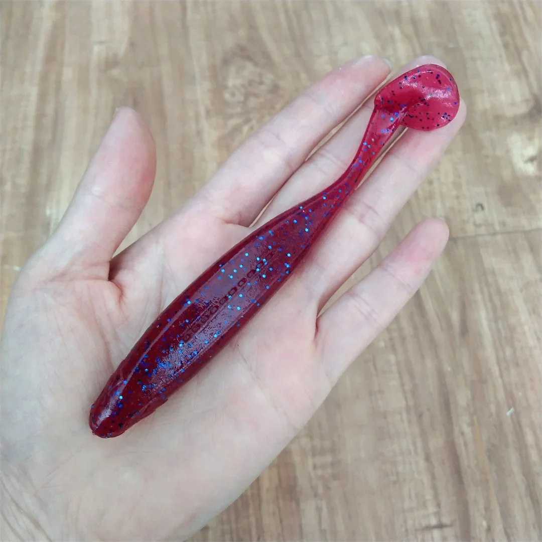 Señuelos de pesca artificiales suaves, 5 uds., 12cm, 13,6g, fácil para enganchar, Lucio grande, accesorios de pesca de carpa grande - imagen 2