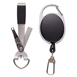 TAKEDO SX03 tijeras de pesca multifuncionales gancho de fricción herramienta de nudo rápido para cortador de línea de pesca con mosca pinza cortadora