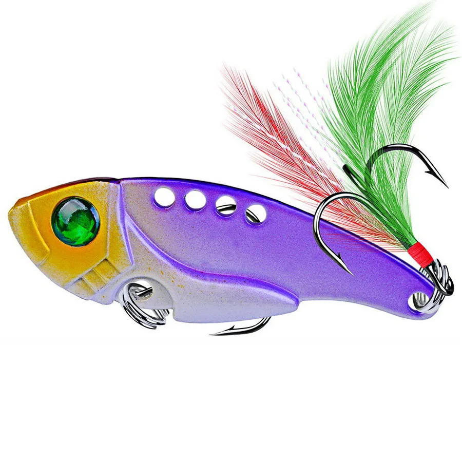 ¡Atrapa el arco iris con este vibrante señuelo de pesca!