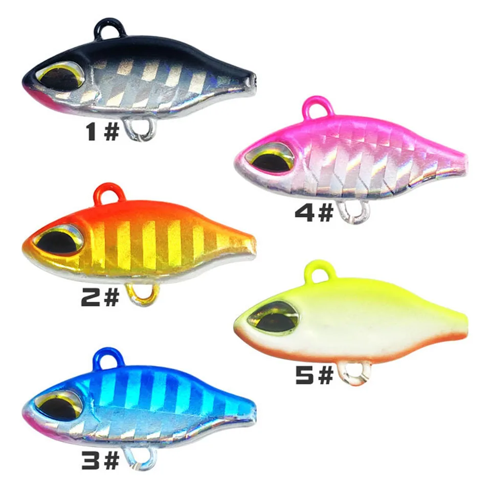 WALK FISH-señuelo de pesca VIB de tiro largo, cebo duro Artificial giratorio, cuchara de vibración, Swimbait, cola giratoria, 1 piezas, 9/12/15G - imagen 2