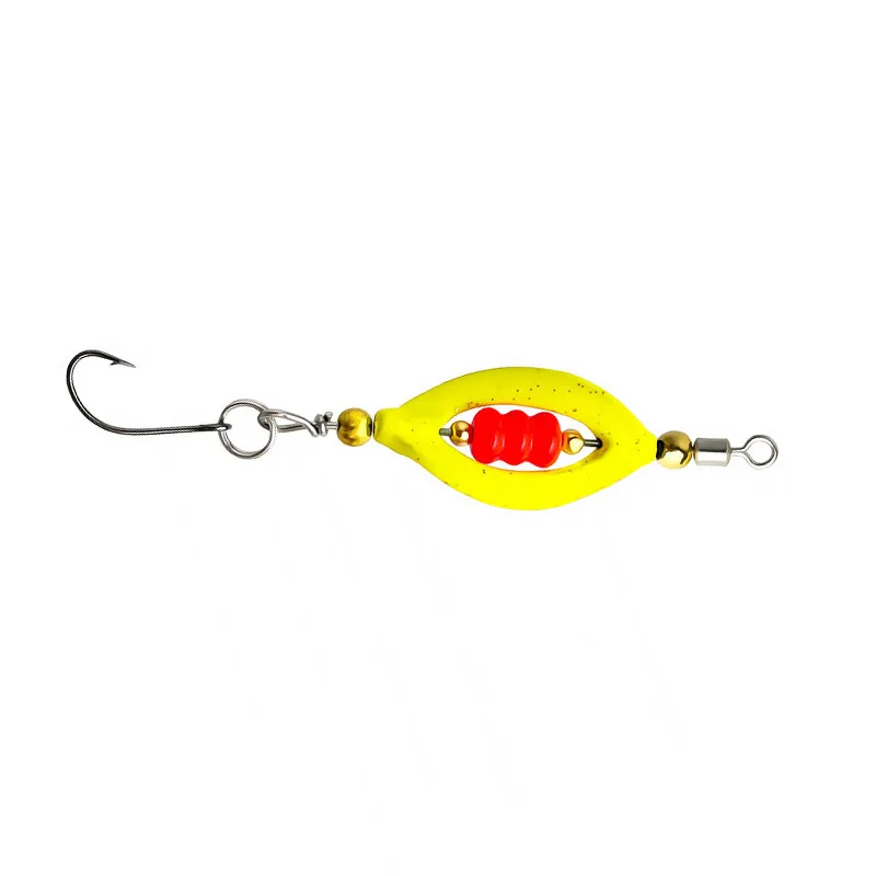 Bazooka Swimbait 72mm 3,5g – Perla roja para trucha y lucio - imagen 5