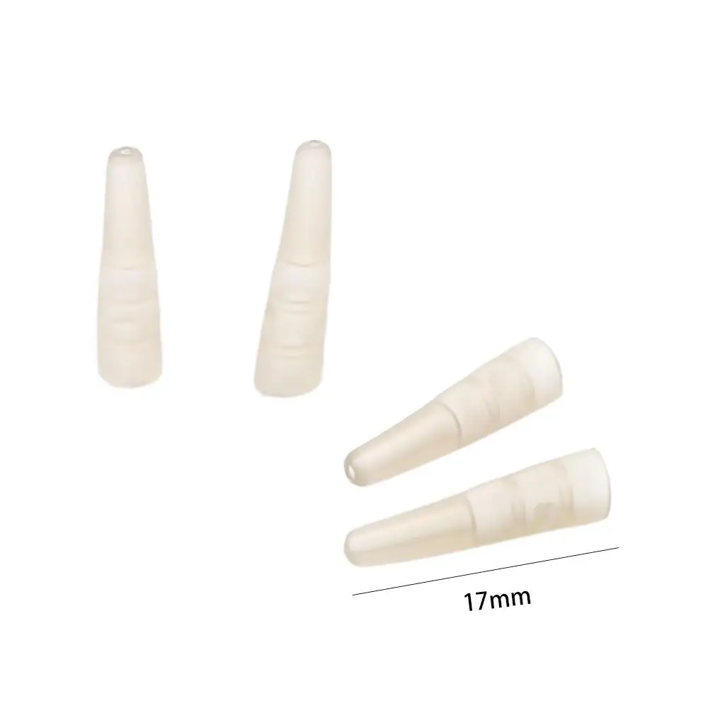 Estos son conectores de plástico blanco de 17 mm