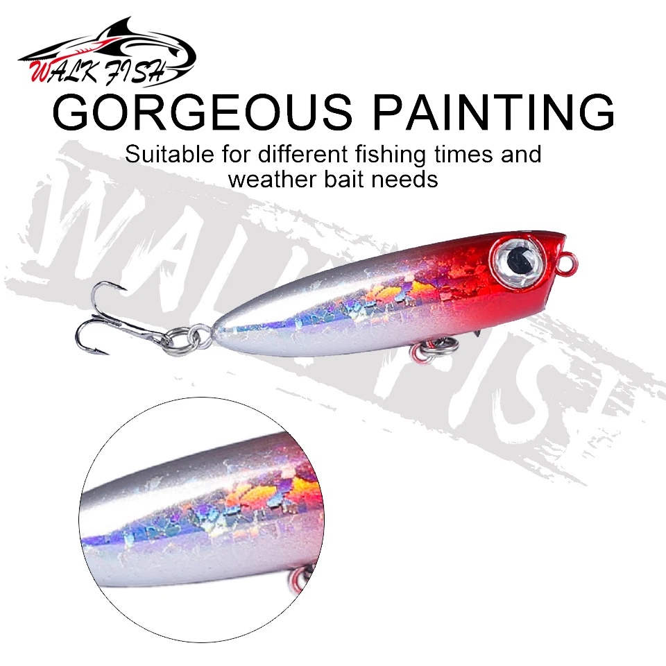 WALK FISH-señuelo de Pesca flotante, cebo duro, Wobbler, 1 piezas, 45mm/3,5g - imagen 4