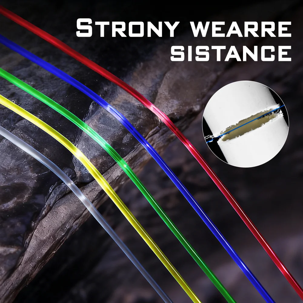 Thornsline-sedal de pesca de nailon, monofilamento de alta resistencia, bajo estiramiento, resistente a la abrasión, para agua dulce y salada, 500M, 1000M - imagen 4