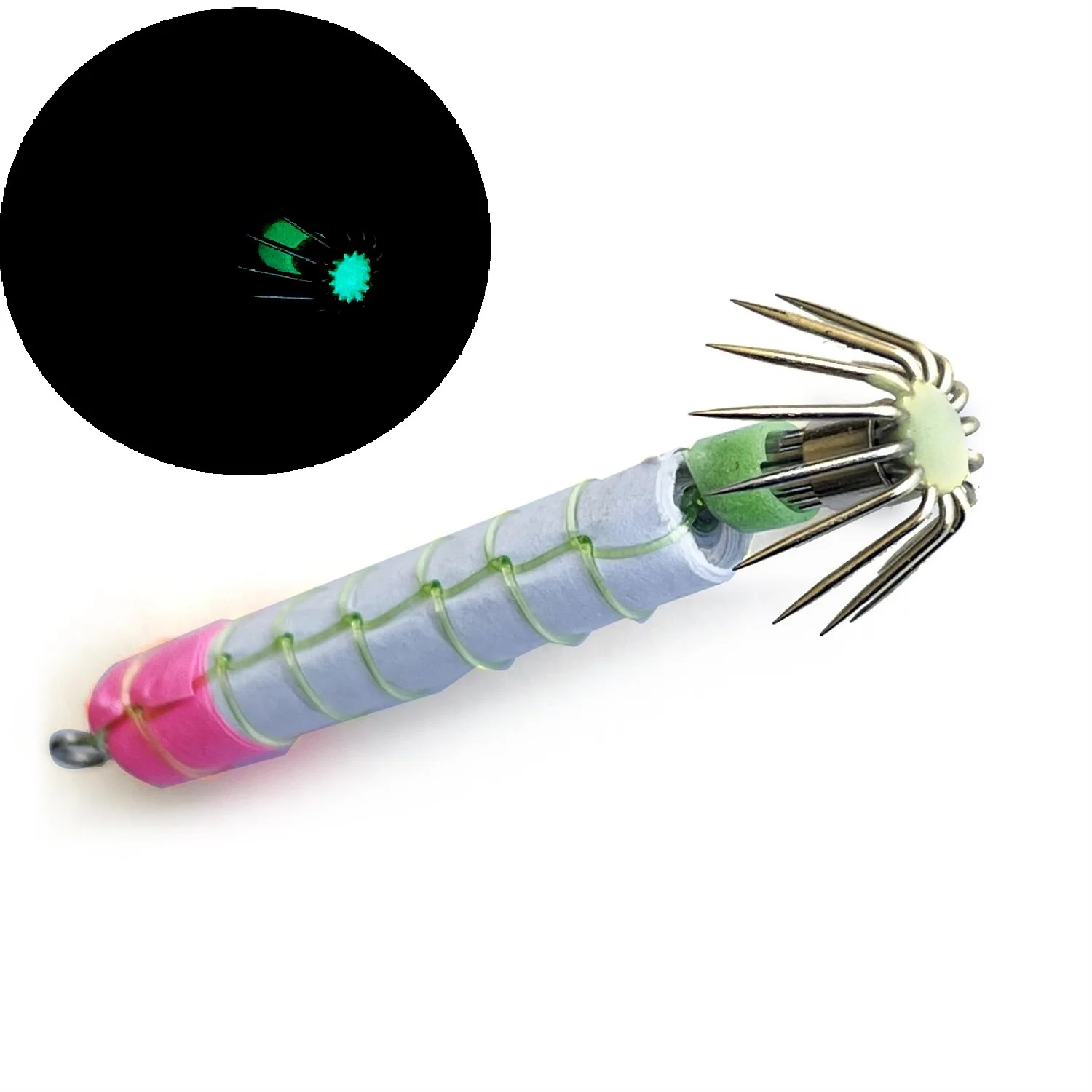 Señuelo luminoso de pulpo para pesca nocturna en mar - imagen 5