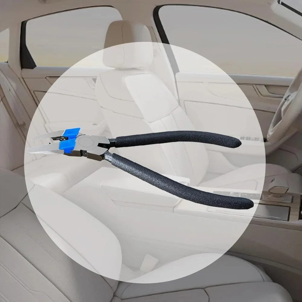 Herramienta de extracción interior de abrazadera de panel de automóvil, herramienta para carrocería de automóvil, alicates de corte de sujetadores universales, corte de abrazadera de empuje de automóvil