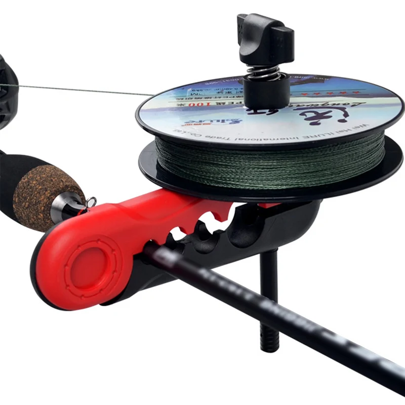 OUTKIT-bobina de sedal de pesca ajustable para varios tamaños, carrete de caña, tablero enrollador, carrete, herramientas de pesca universales - imagen 5