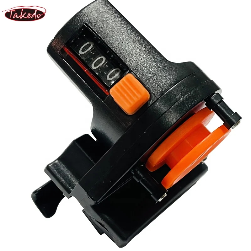 TAKEDO-medidor de línea de pesca de 0-999M, práctico medidor de profundidad de línea de pesca con pantalla Digital, contador de longitud, herramienta de pesca - imagen 2